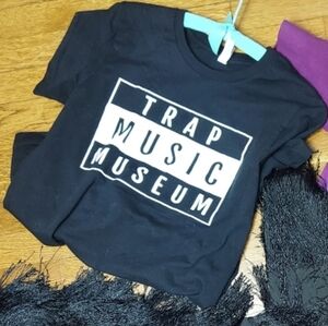 Trap Music Museum Tshirt Black White Medium